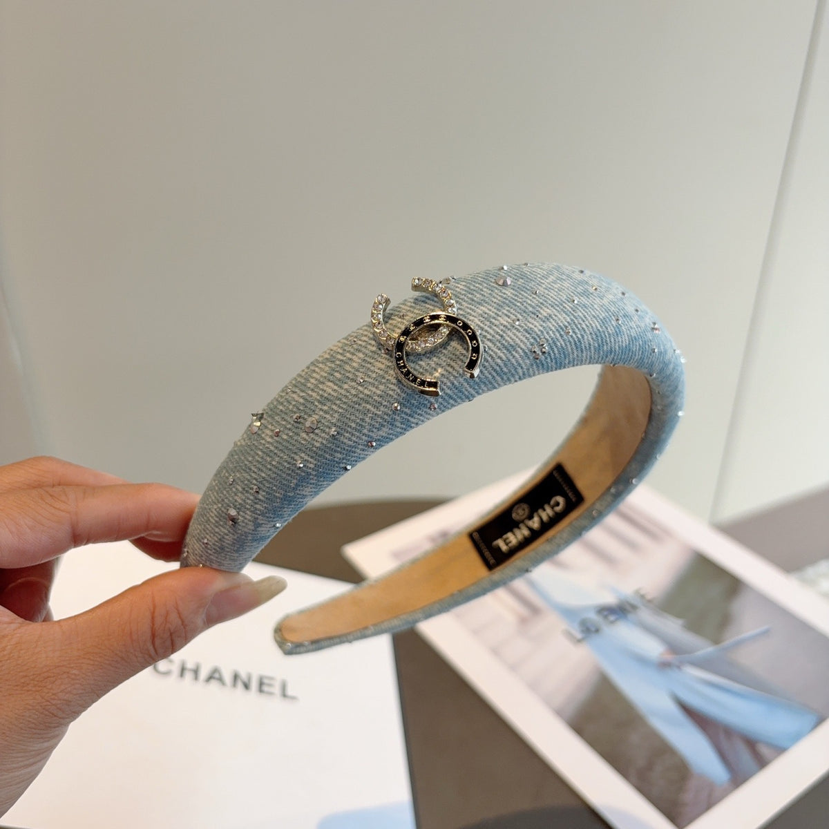 CHANEL Crystal Headband