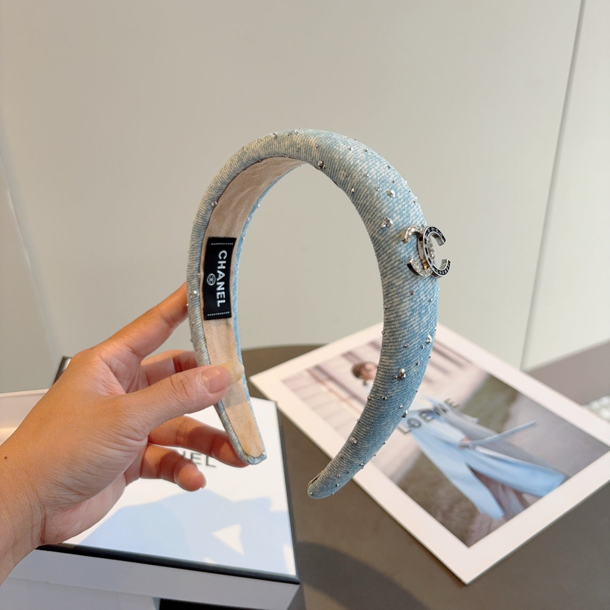 CHANEL Crystal Headband