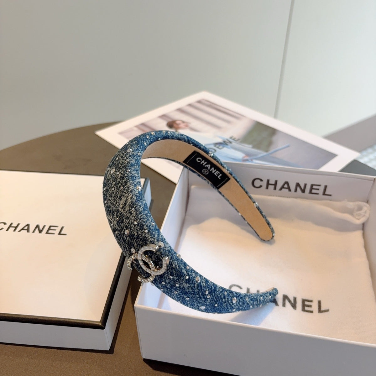 CHANEL Crystal Headband