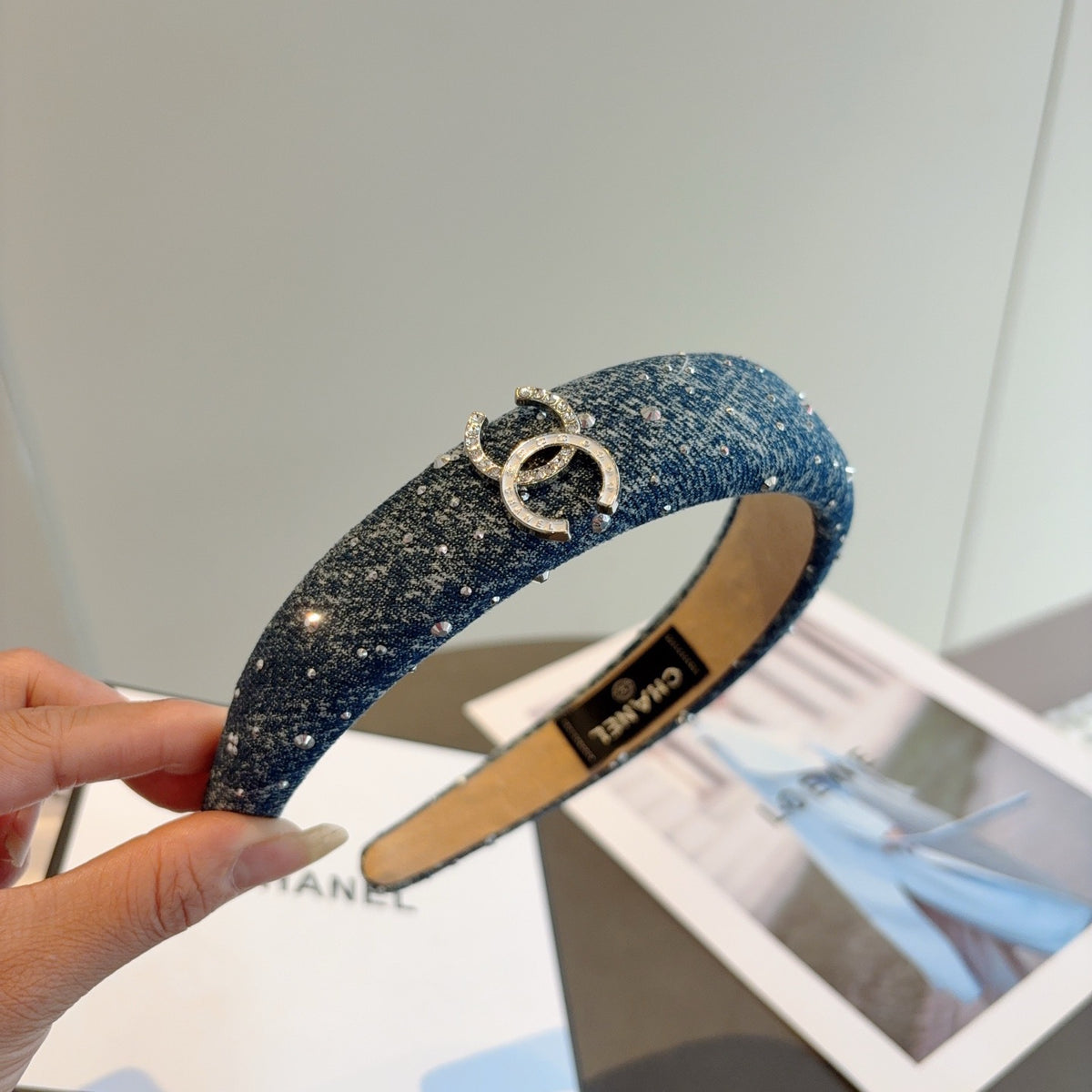CHANEL Crystal Headband
