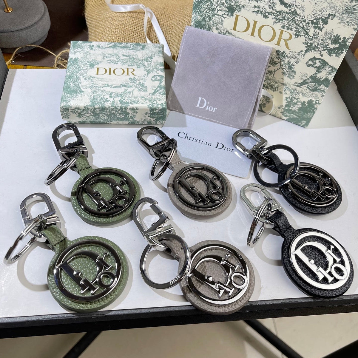 DIOR Metal Keychain