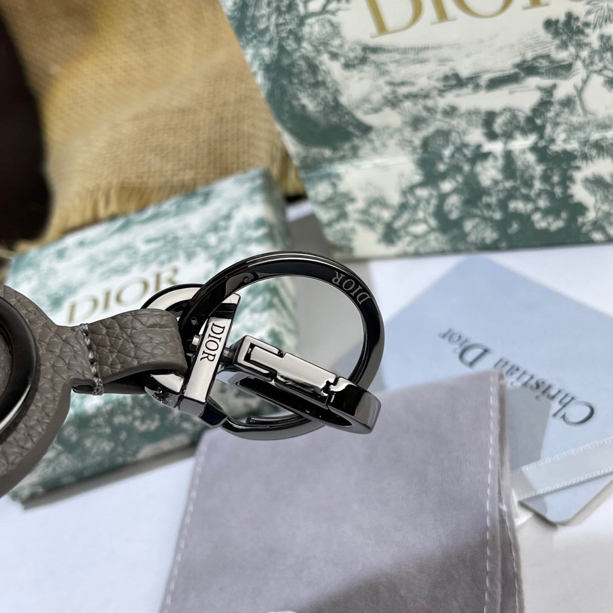 DIOR Metal Keychain