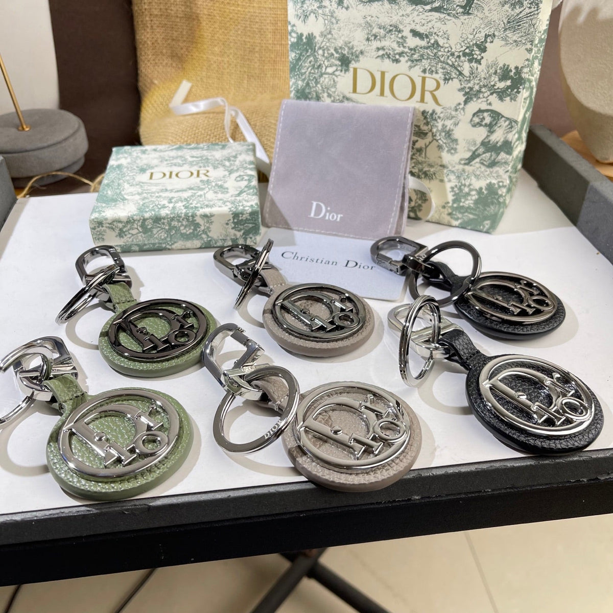DIOR Metal Keychain