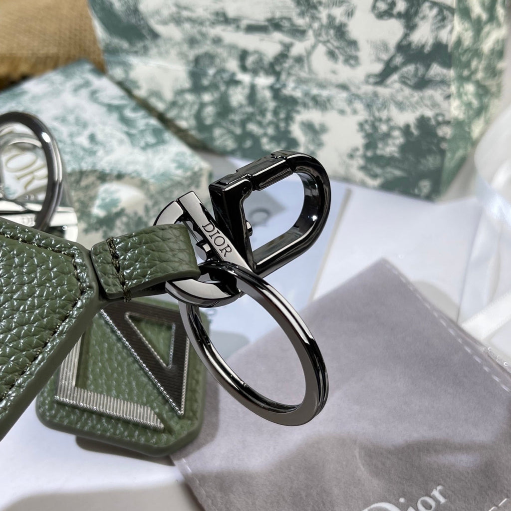 DIOR Leather Metal Keychain