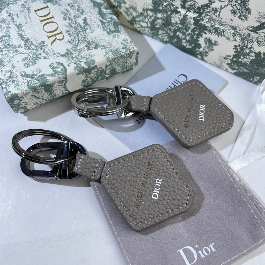 DIOR Leather Metal Keychain