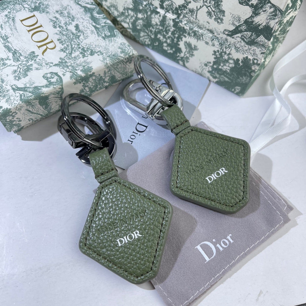 DIOR Leather Metal Keychain