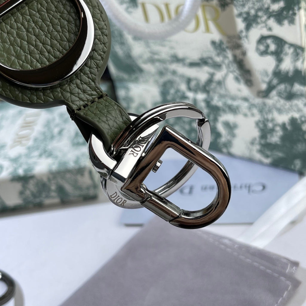 DIOR Leather Metal Keychain