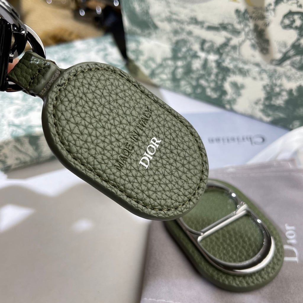 DIOR Leather Metal Keychain