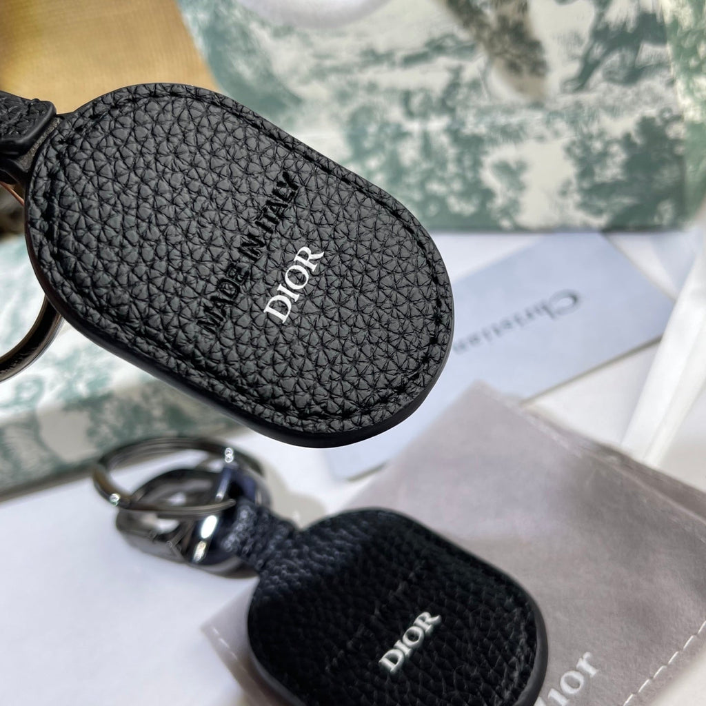 DIOR Leather Metal Keychain