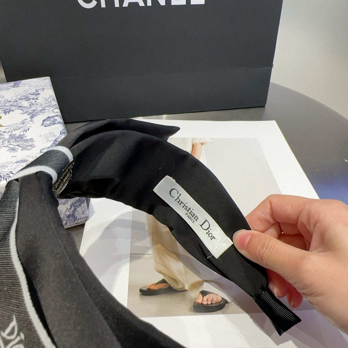 DIOR Letter Logo Headband