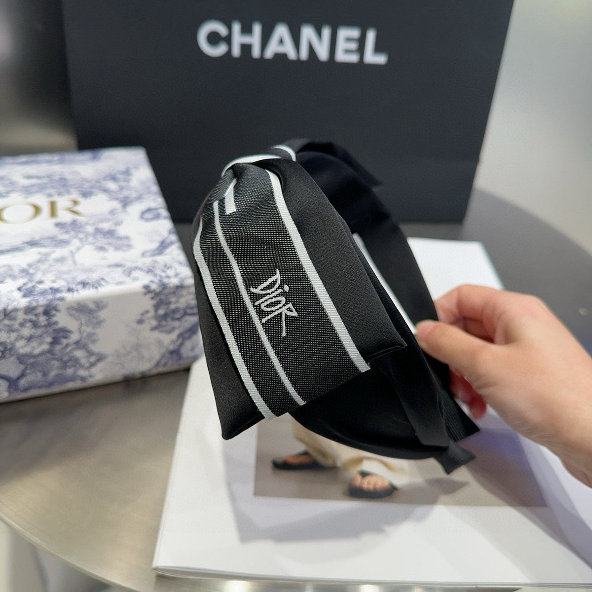 DIOR Letter Logo Headband