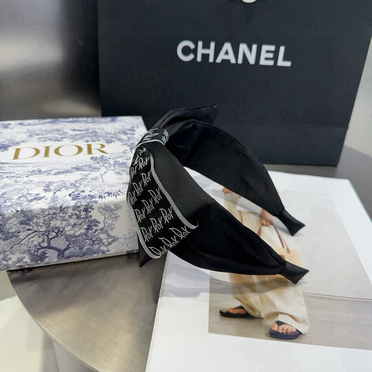 DIOR Letter Logo Headband