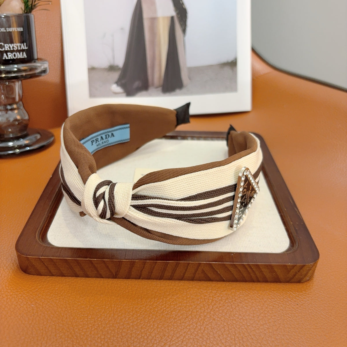 PRADA Logo Headband