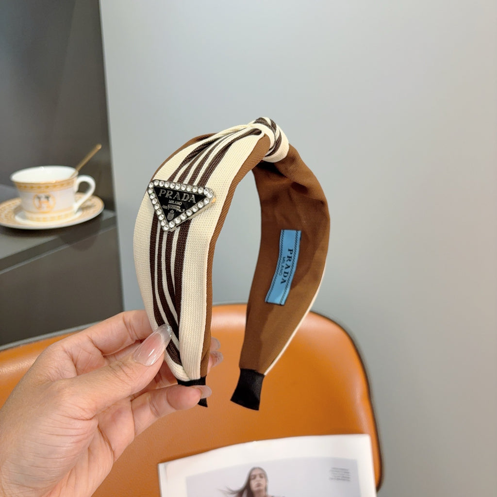 PRADA Logo Headband