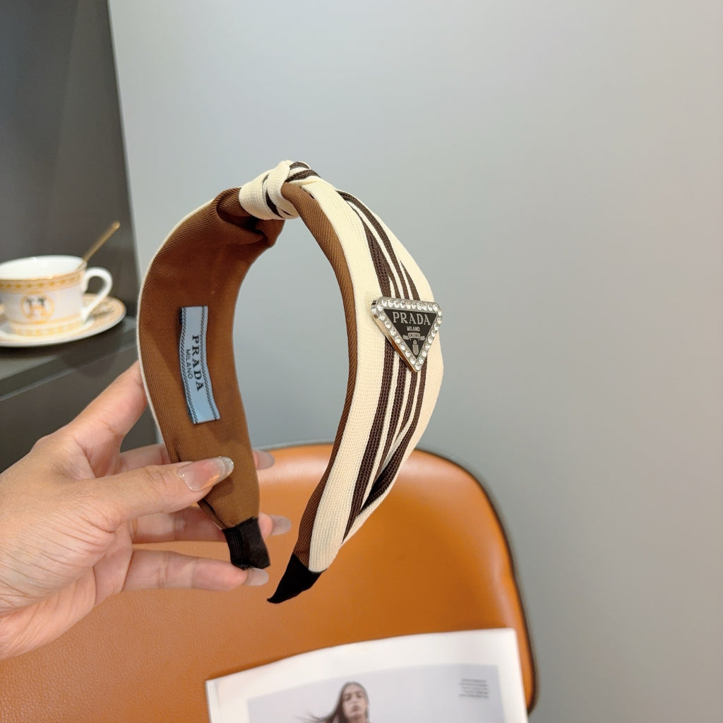 PRADA Logo Headband