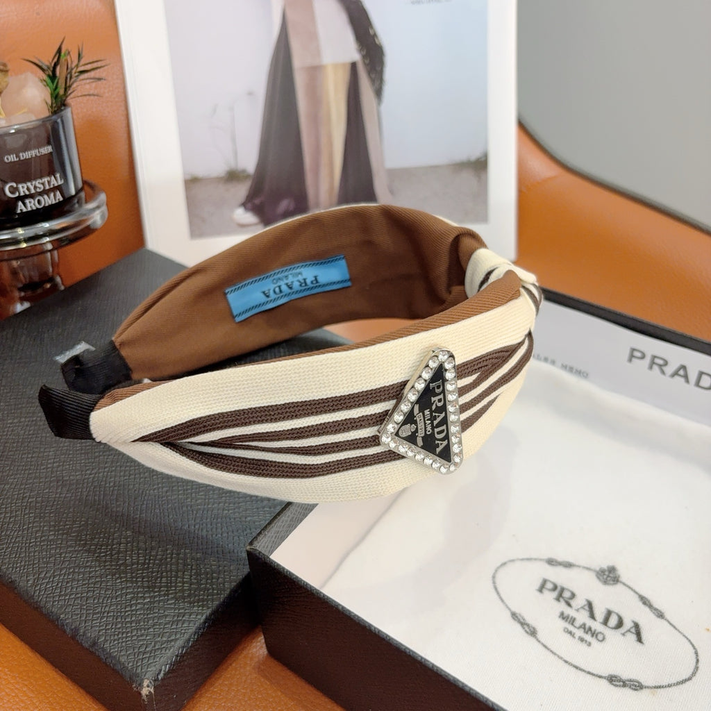 PRADA Logo Headband