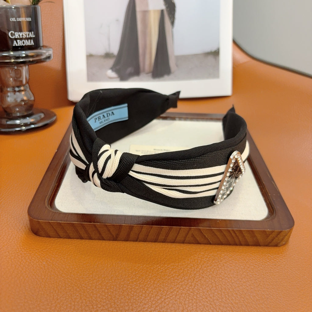PRADA Logo Headband