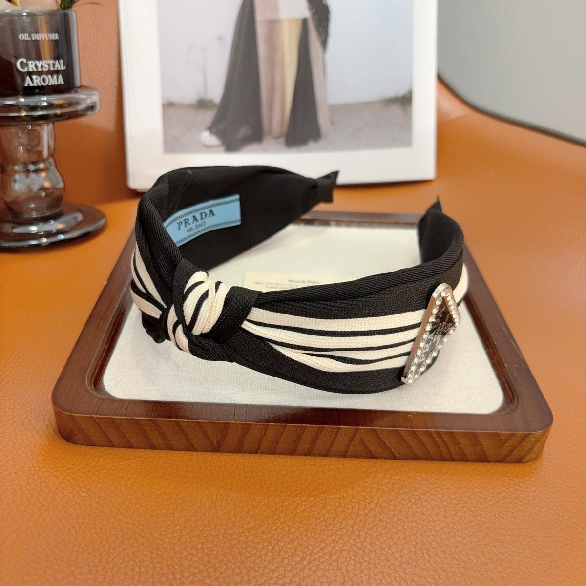 PRADA Logo Headband