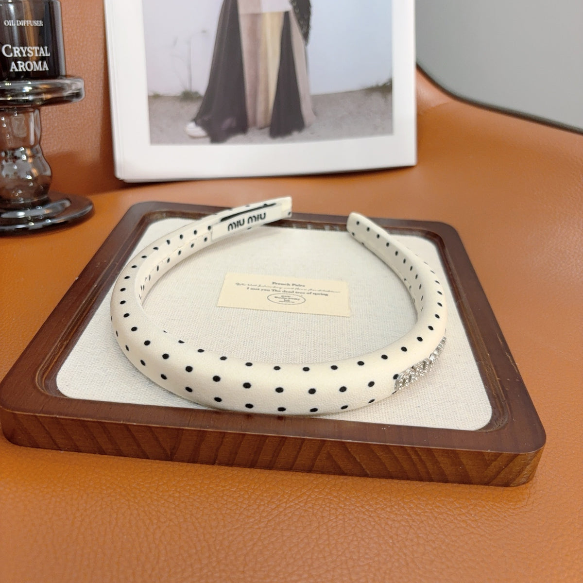 MIU MIU Polka Dot Headband