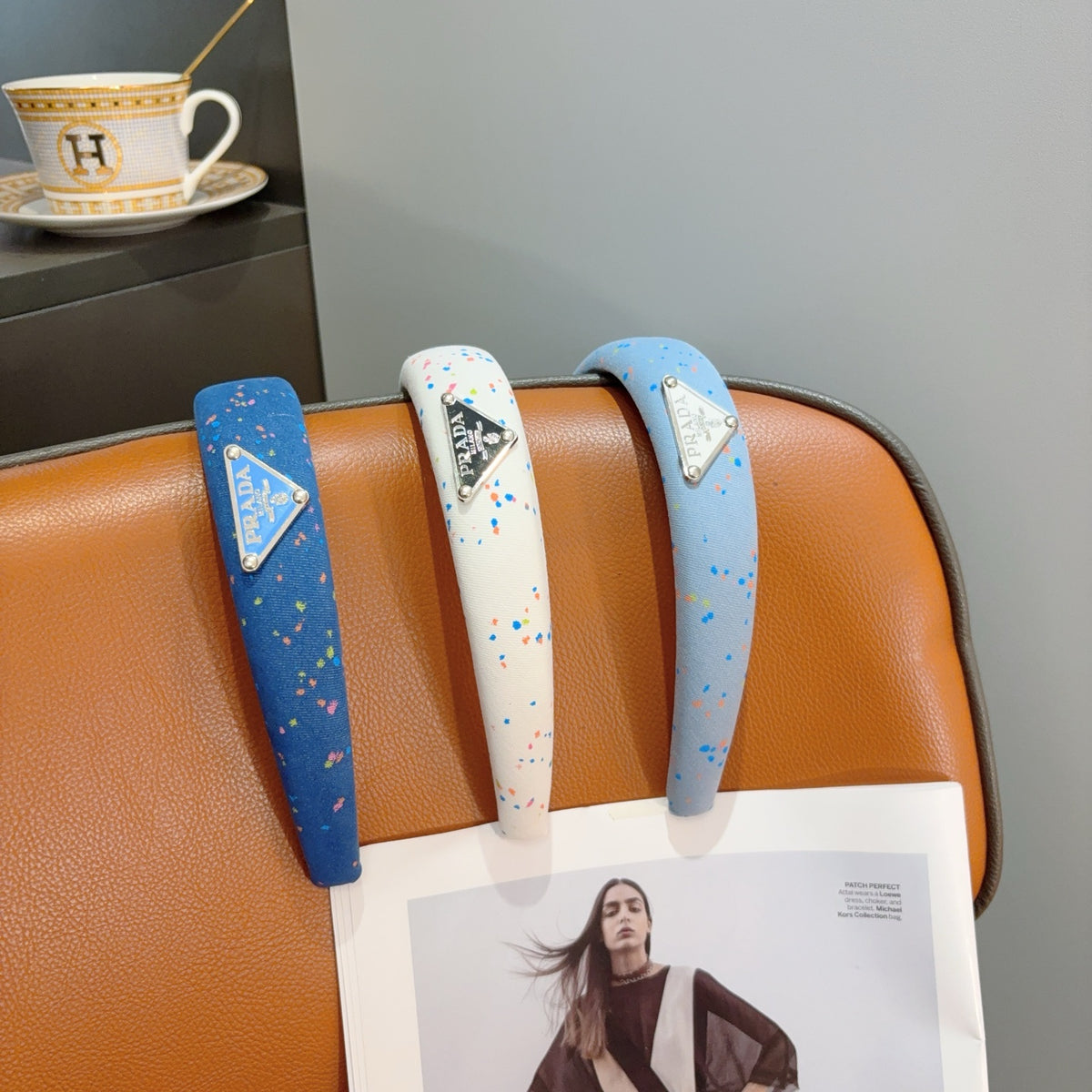 PRADA Logo Headband