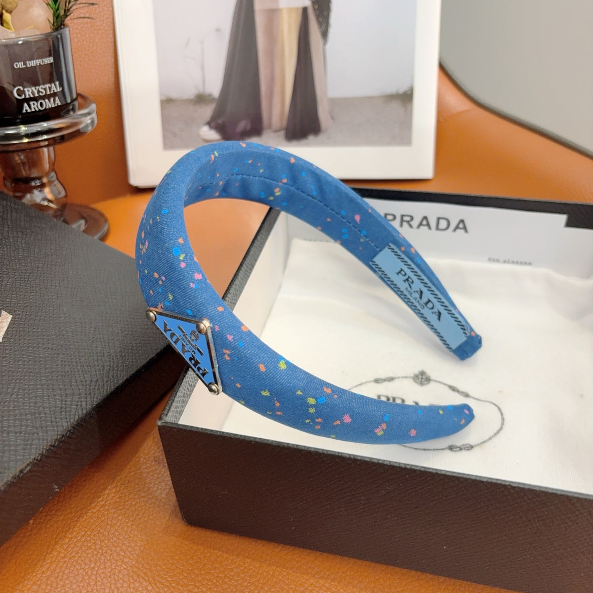 PRADA Logo Headband