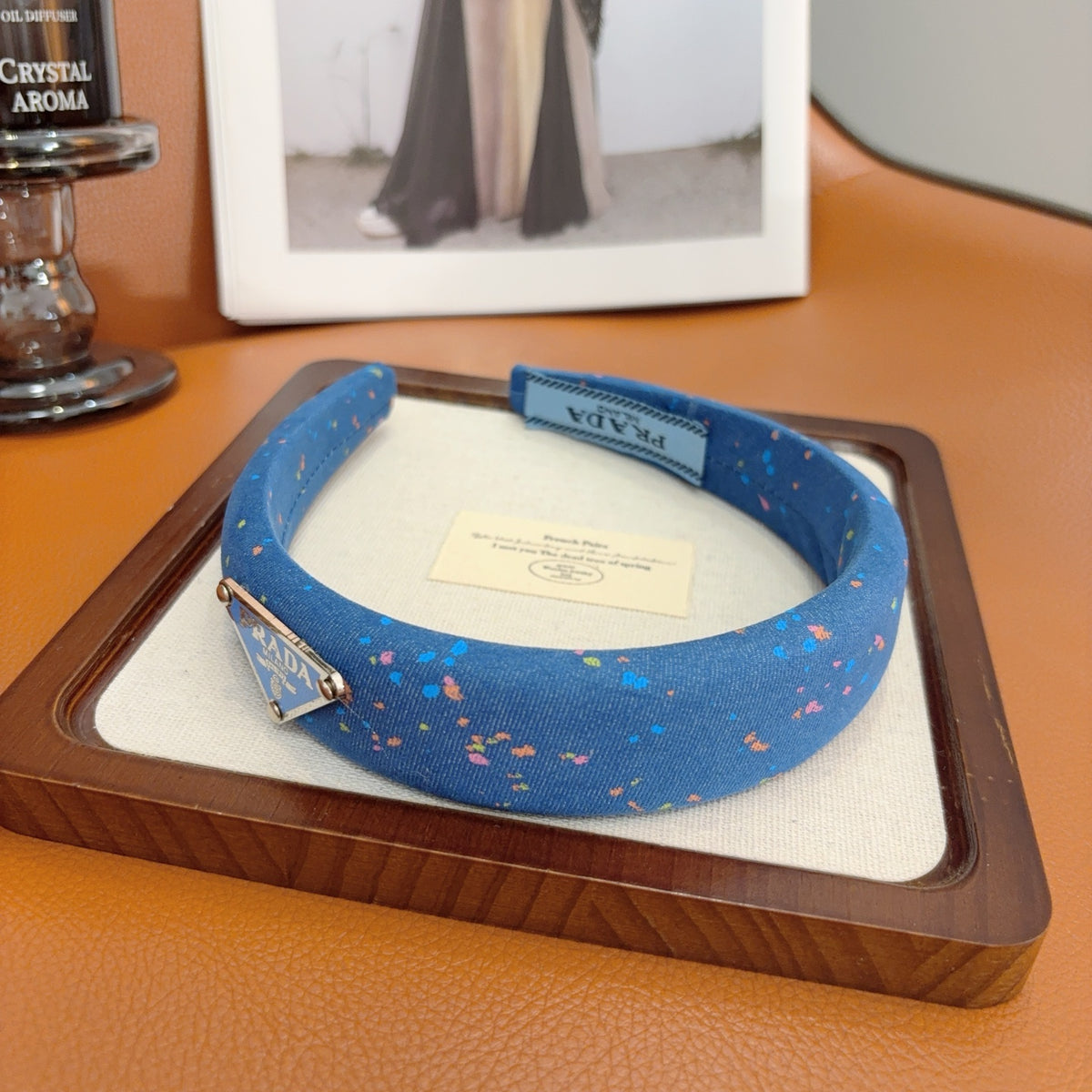 PRADA Logo Headband