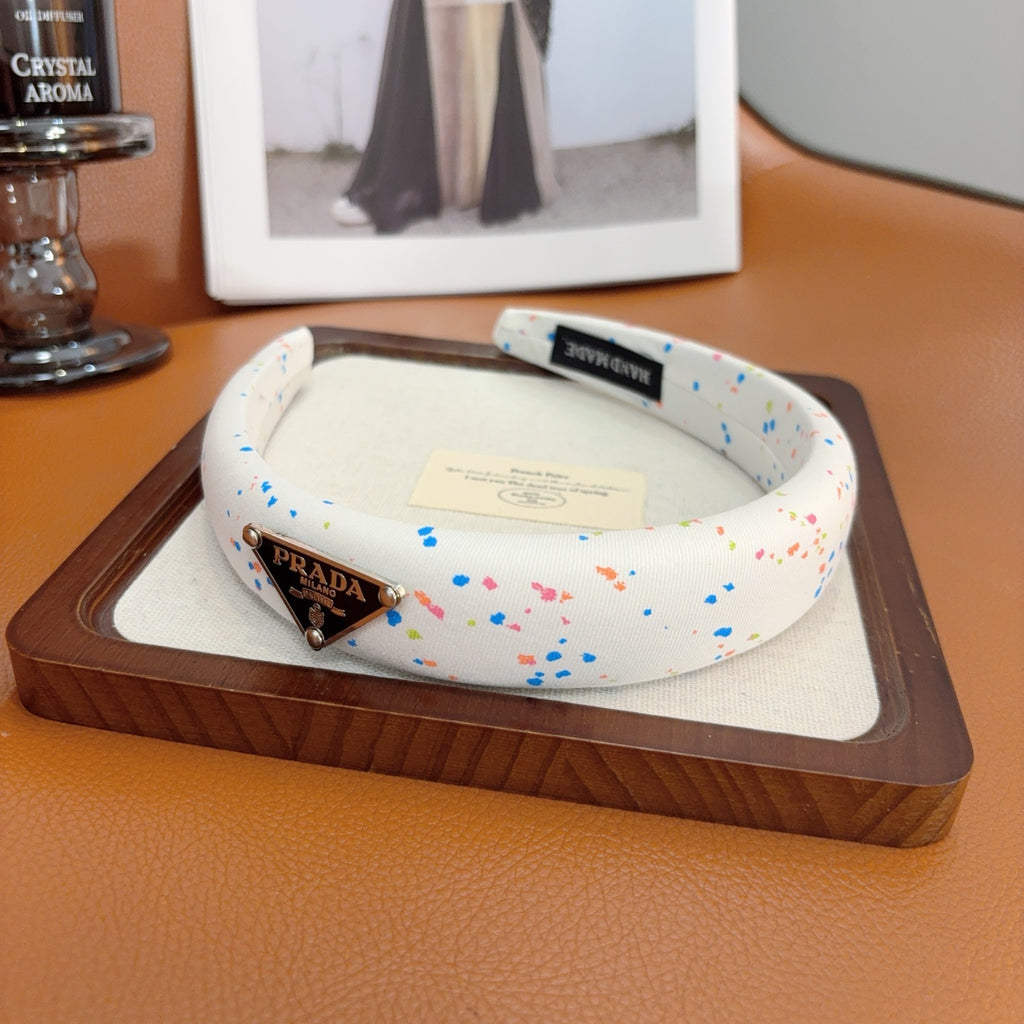 PRADA Logo Headband