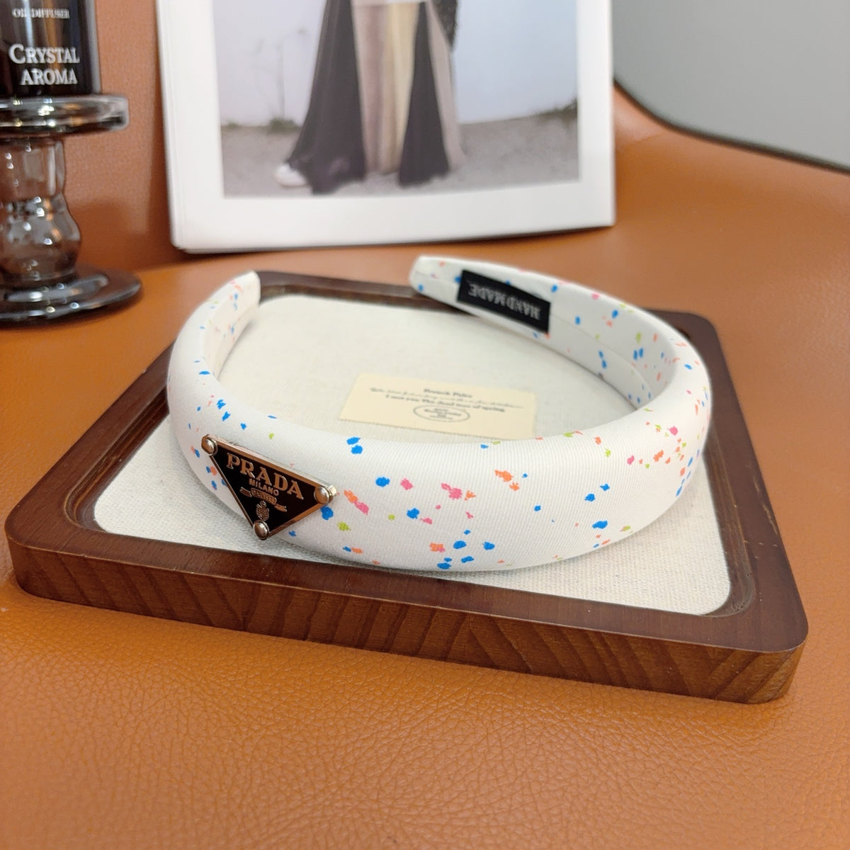 PRADA Logo Headband