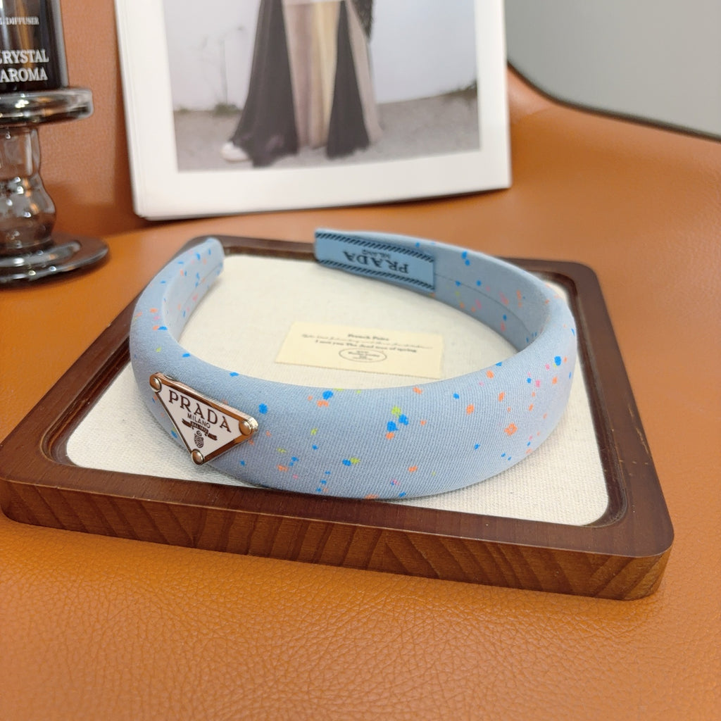 PRADA Logo Headband