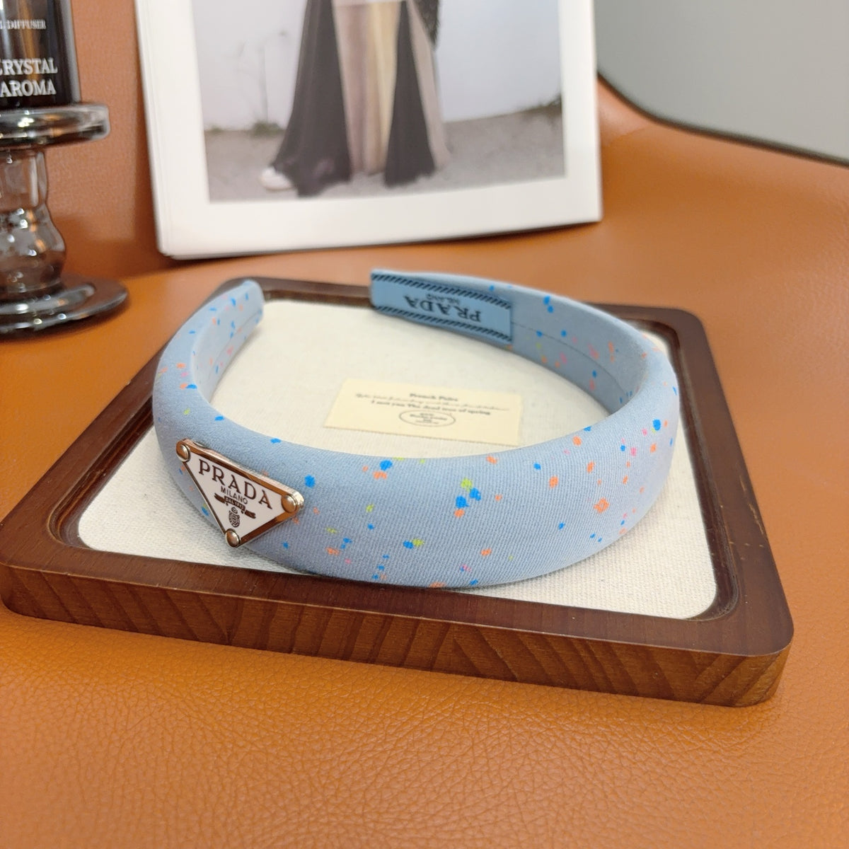 PRADA Logo Headband