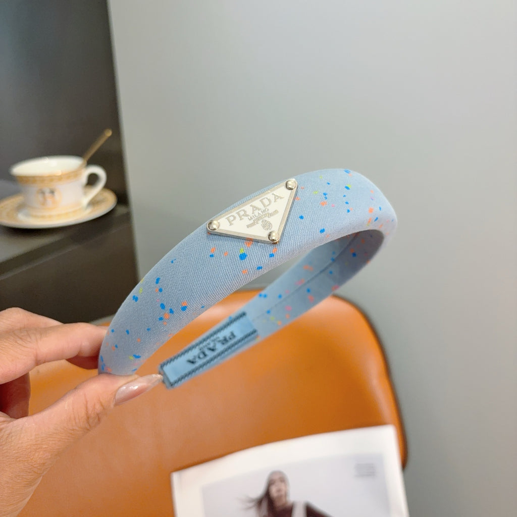 PRADA Logo Headband