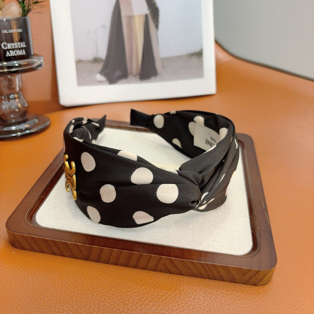CELINE Polka Dot Headband