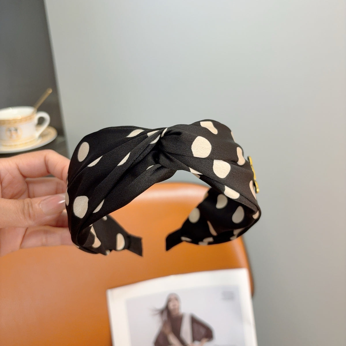 CELINE Polka Dot Headband