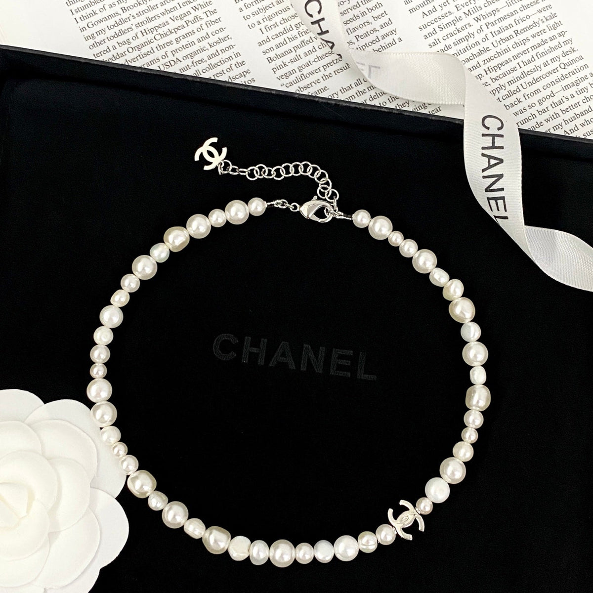 CHANEL Pearl Double-C Necklace