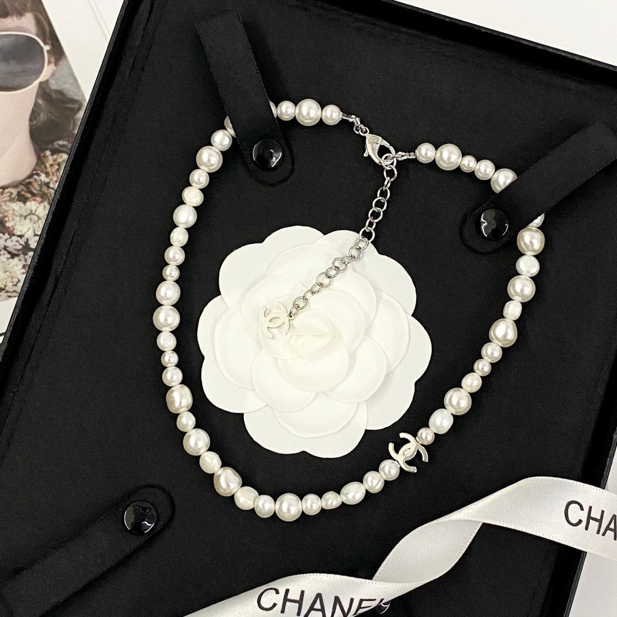 CHANEL Pearl Double-C Necklace