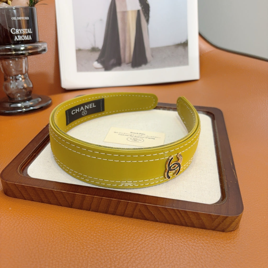 CHANEL Leather Headband