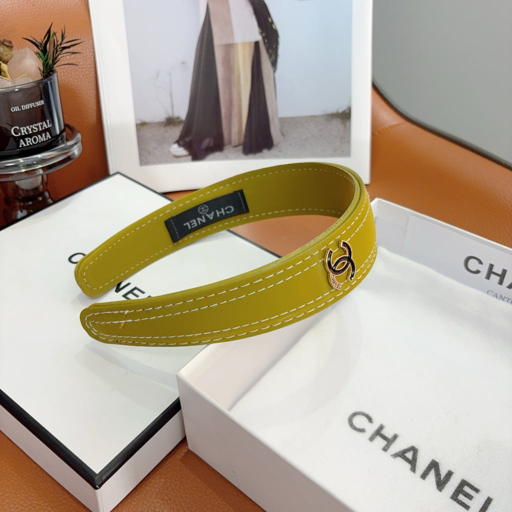 CHANEL Leather Headband