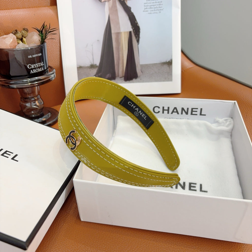 CHANEL Leather Headband