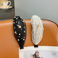 CHANEL Pearl Wide Vintage Headband