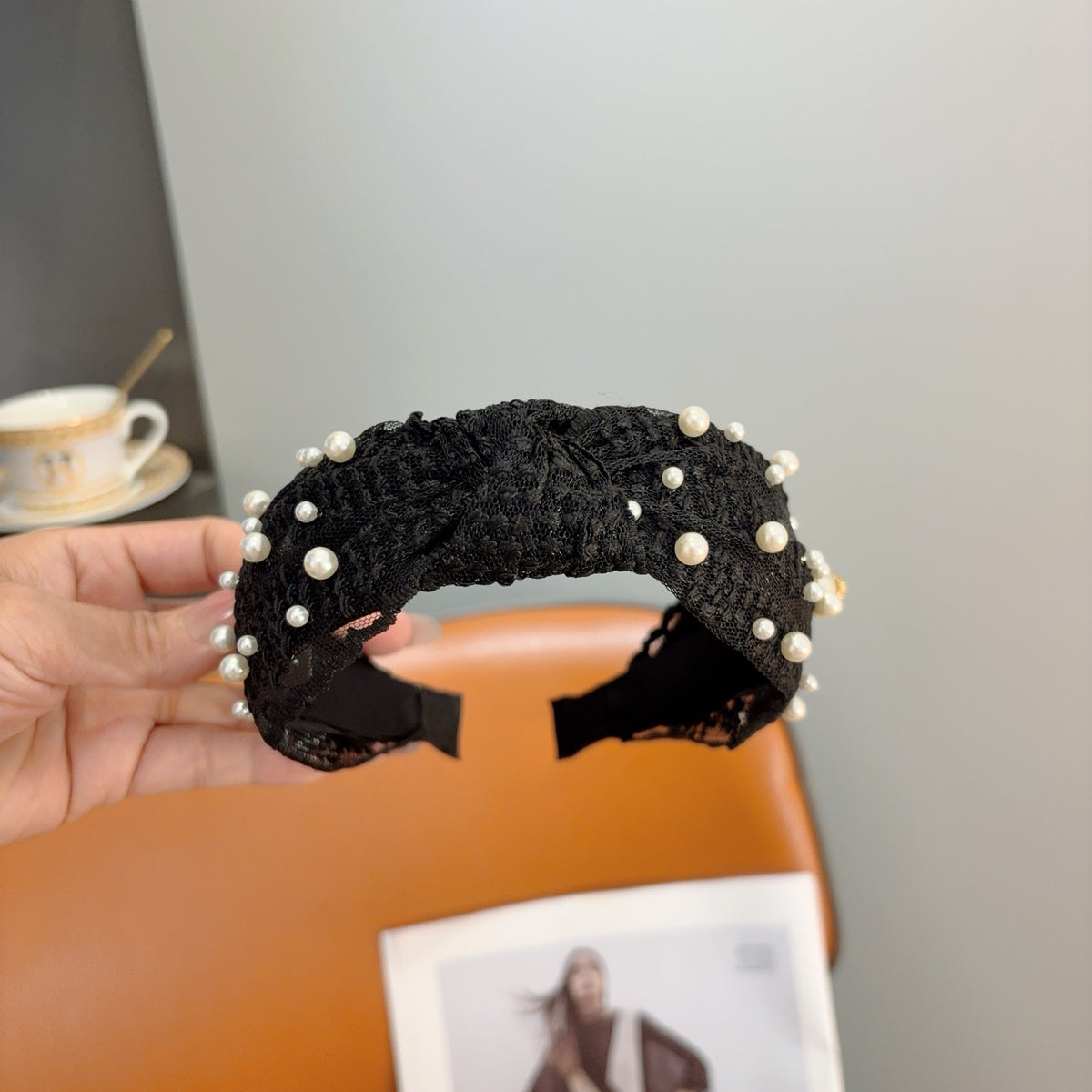 CHANEL Pearl Headband