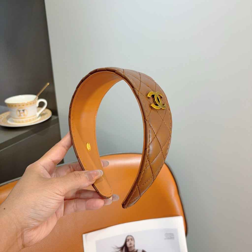 CHANEL Leather Headband