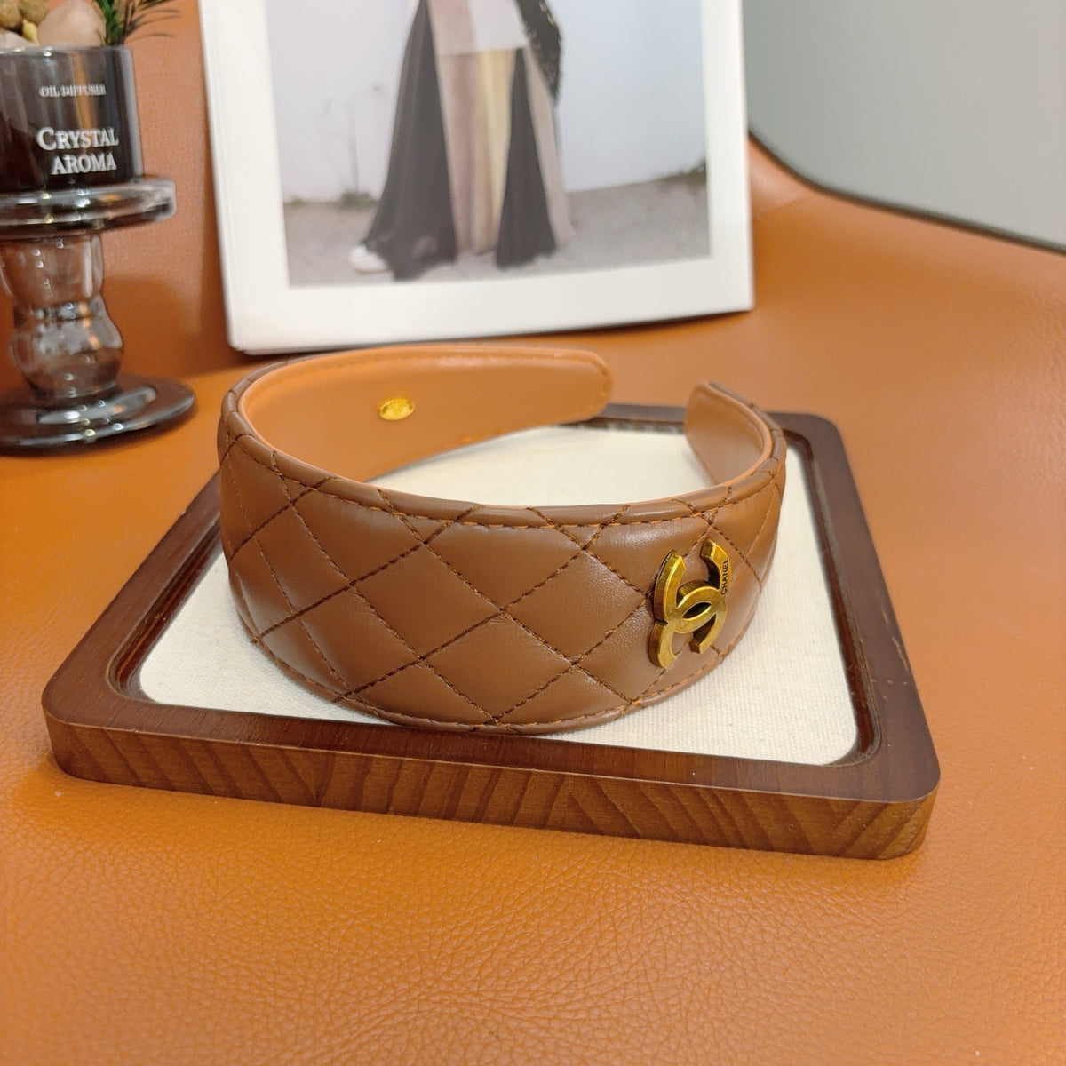 CHANEL Leather Headband