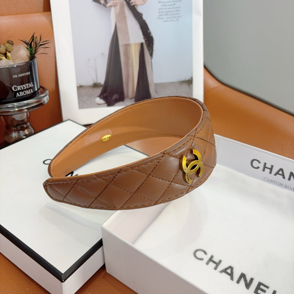 CHANEL Leather Headband