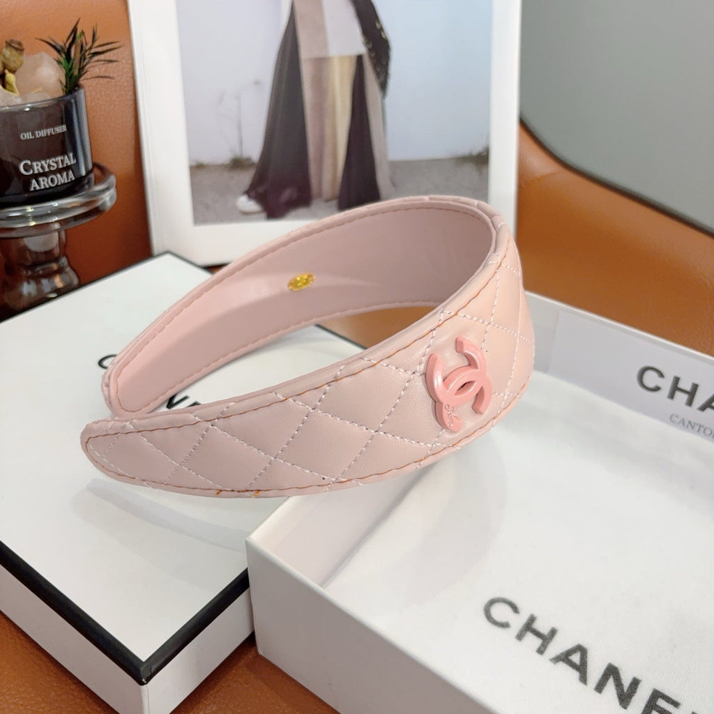 CHANEL Letter Logo Vintage Headband