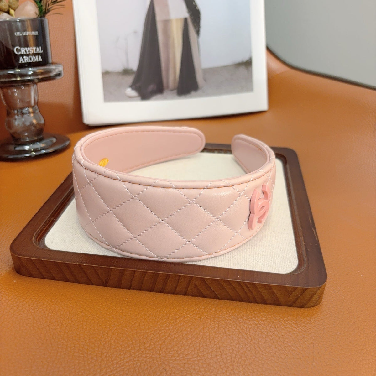 CHANEL Letter Logo Vintage Headband