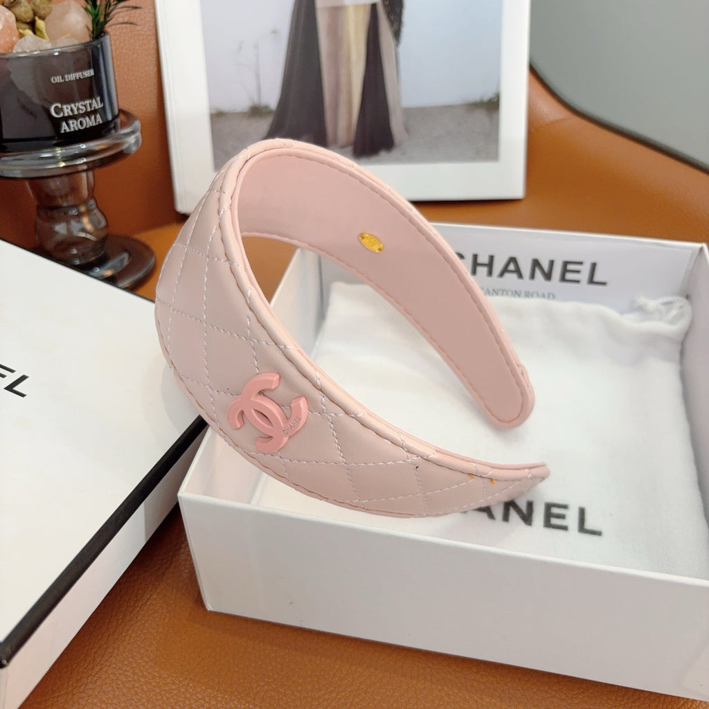 CHANEL Letter Logo Vintage Headband