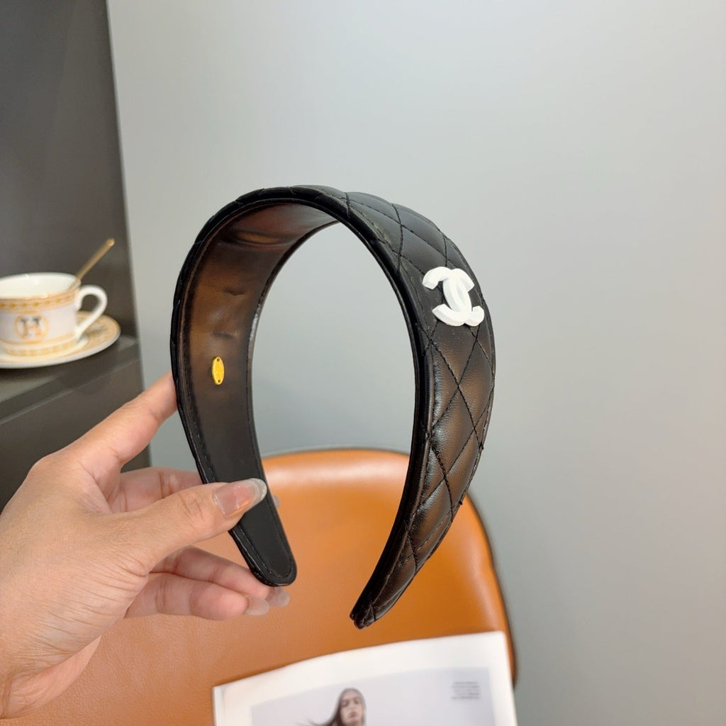 CHANEL Letter Logo Vintage Headband
