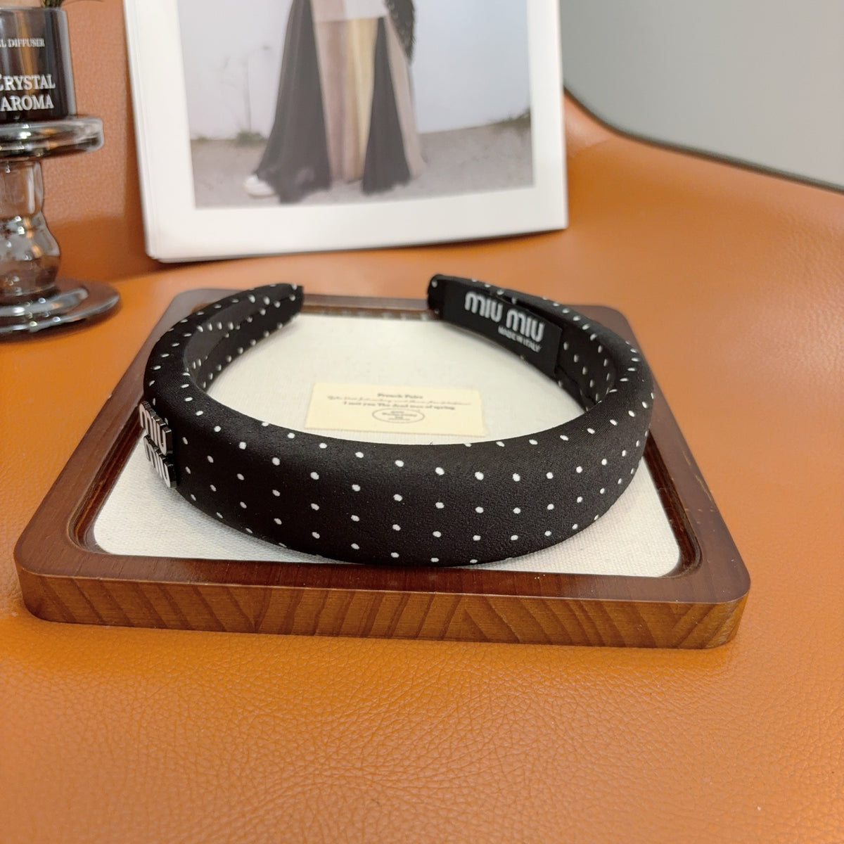 MIU MIU Polka Dot Headband