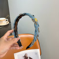 CHANEL Denim Vintage Headband