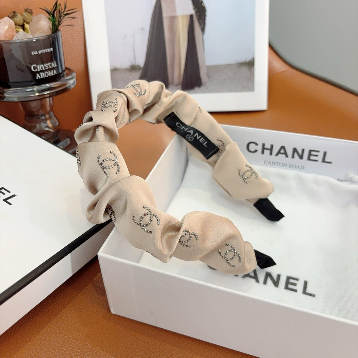CHANEL Ruched Headband